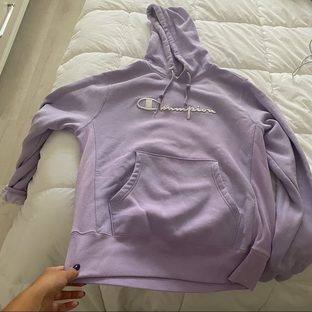 Lilac Champion Hoodie